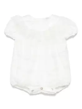 Ромпер с тюлем Monnalisa, белый