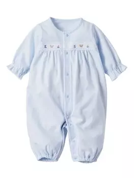 Ромпер с вышивкой Familiar, синий