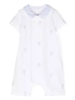 Ромпер с вышивкой Patachou, белый