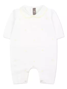 Ромпер в горох Little Bear, белый