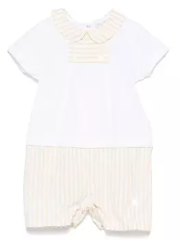 Ромпер в полоску Patachou, желтый