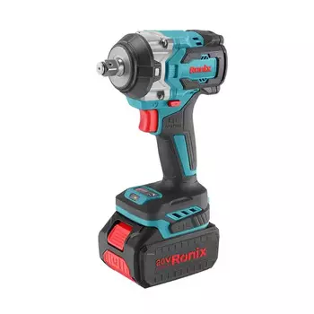 Ronix Немецкий ударный гайковерт 8655 20В два аккумулятора (4,0Ач) 550Нм на зарядку