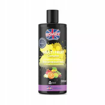 Ronney Multi Fruit Complex Professional Shampoo Восстанавливающий регенерирующий шампунь для поврежденных волос 300мл