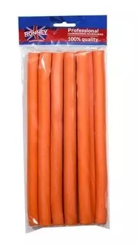 RONNEY Professional Flex Rollers 043 - Ролики 16/240 мм оранжевый (RA 00043)