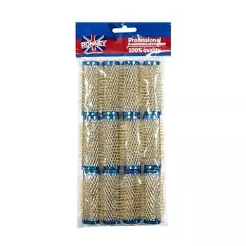 RONNEY Professional Щипцы для завивки проволоки 023 - Металлические валики с щеткой 21/63 мм RA 00023