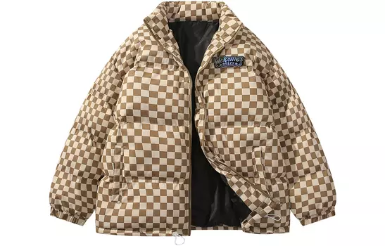 Roo&Eoo Стеганая куртка унисекс, Коричневый