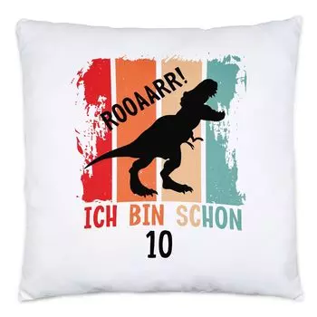 Roooaarr Ich Bin 10 подушек с наполнителем в виде динозавра Dino T-Rex, идея подарка ребенку на день рождения Hey!Print