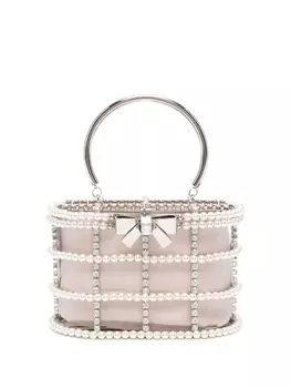 Rosantica сумка-тоут Holli размера мини, серебристый