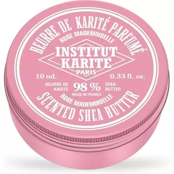 Rose Mademoiselle Ароматическое масло ши для лица, тела и волос, 10 мл, розовый, Institut Karite Paris
