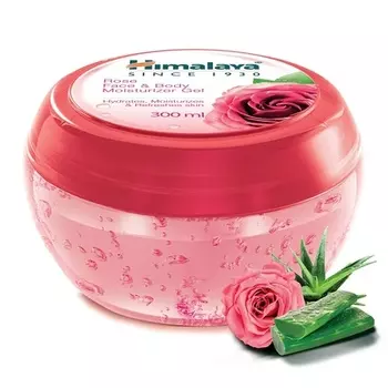 Rose Увлажняющий гель для лица и тела с дамасской розой 300мл, Himalaya