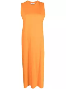 Roseanna платье миди без рукавов, оранжевый