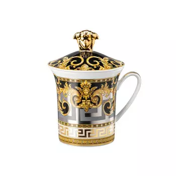Rosenthal Versace 30 Years Mug Collection - Кружка Prestige Gala с крышкой 0,35 л Rosenthal meets Versace, разноцветный/золотой