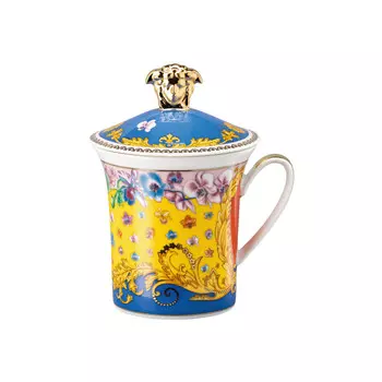 Rosenthal Versace 30 Years Mug Collection - Кружка Primavera с крышкой 0,35 л Rosenthal meets Versace, разноцветный/золотой