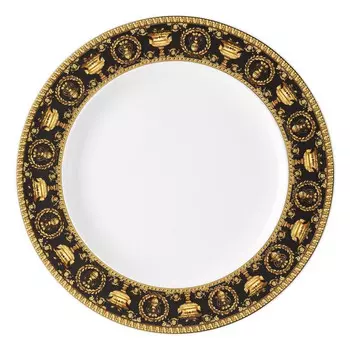 Rosenthal Versace I love Baroque - Тарелка Nero обеденная 27 см Rosenthal meets Versace, красочный