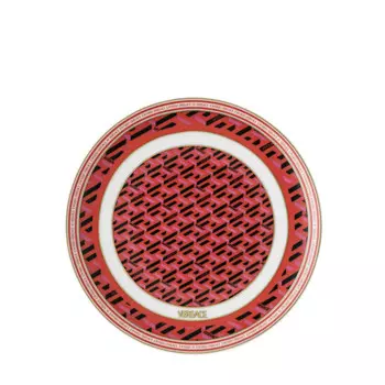 Rosenthal Versace La Greca Signature Тарелка для красного хлеба 17 см Rosenthal meets Versace, белый/золотой/красный