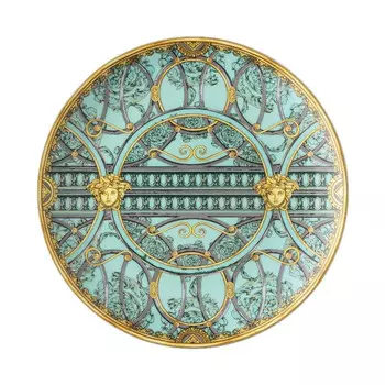 Rosenthal Versace La Scala del Palazzo - Тарелка для завтрака Verde 21 см Rosenthal meets Versace, красочный