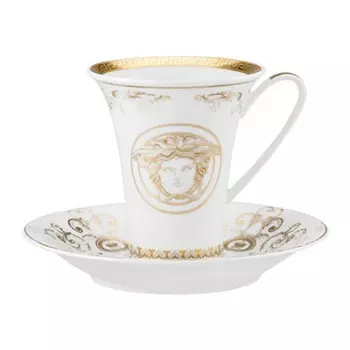 Rosenthal Versace Medusa Gala Gold кофейная чашка, 2 предмета 0,18 л Rosenthal meets Versace, золото