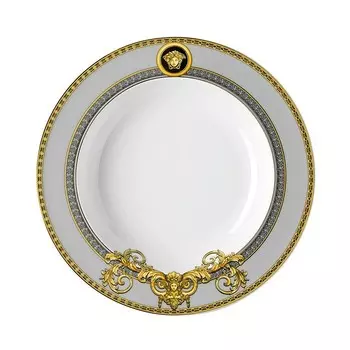 Rosenthal встречает Versace Prestige Gala Суповая тарелка с ободком, черный