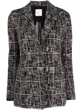 Rosetta Getty блейзер в клетку, черный