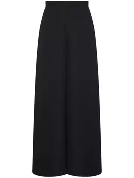 Rosetta Getty широкие брюки с завышенной талией, черный