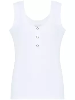Rosetta Getty топ хенли, белый