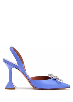 Rosie фиолетовые кожаные туфли на высоком каблуке Amina Muaddi