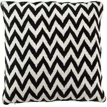 Роскошная декоративная подушка Casa Padrino черный/бежевый 75 x В. 75 см - дизайнерская коллекция