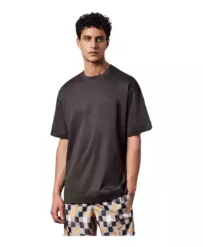 Роскошная футболка оверсайз Massimo Alba, черный