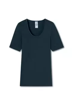 Роскошная футболка SCHIESSER, темно-синий