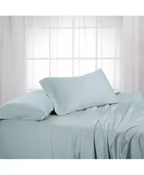 Роскошная и тяжелая вискоза из бамбука, комплект из 600 листов, Split King Egyptian Linens, синий