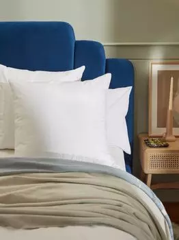 Роскошная квадратная подушка из гусиного пера и пуха John Lewis, средняя/жесткая