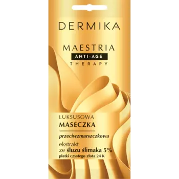 Роскошная маска против морщин с экстрактом слизи улитки 5% Dermika Maestria, 7г