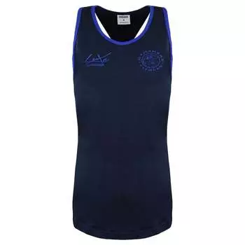 Роскошная мужская майка Heritage темно-синего цвета Gymshark, синий