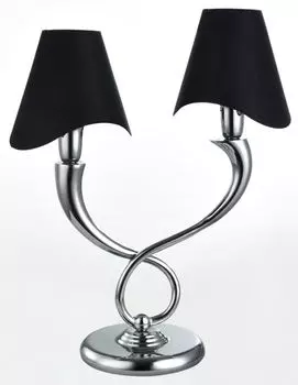 Роскошная настольная лампа Casa Padrino серебро 37 x 17 x В. 46 см - дизайнерская мебель для отелей