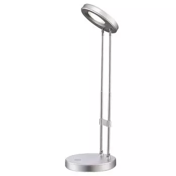 Роскошная настольная светодиодная лампа серебристого цвета, регулируемая по высоте ELOEN etc-shop, серебро