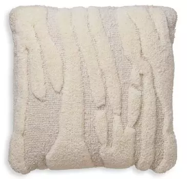 Роскошная подушка Casa Padrino цвета слоновой кости 50 x 50 см - Декоративная подушка из шерсти ручной работы - Квадратная декоративная подушка - Украшение гостиной - Роскошные декоративные аксессуары
