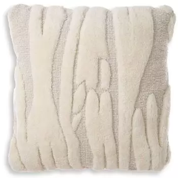 Роскошная подушка Casa Padrino цвета слоновой кости 60 x 60 см - Декоративная подушка из шерсти ручной работы - Квадратная декоративная подушка - Украшение гостиной - Роскошные декоративные аксессуары