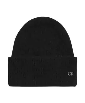 Роскошная шерстяная шапка смесь альпаки Calvin Klein, черный