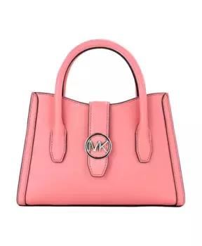 Роскошная сумка через плечо на молнии с верхом в виде чайной розы Michael Kors, розовый