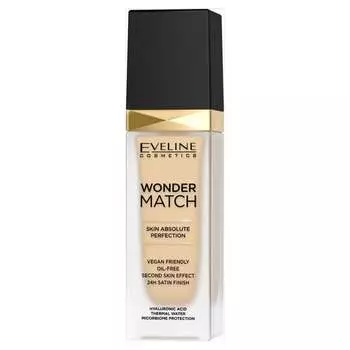 Роскошная тональная основа для лица, № 05 Светлый фарфор Eveline Cosmetics, Wonder Match