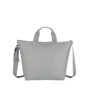 Роскошная удобная сумка-тоут LeSportsac, цвет dove grey solid