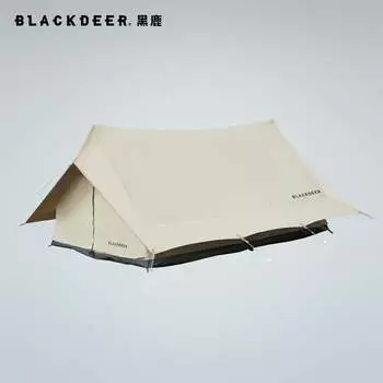 Роскошная вилла Blackdeer, большая палатка для кемпинга на 4-6 человек, хлопковая палатка с двойным козырьком BD12021123, береза, белый цвет