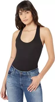 Роскошное боди в рубчик-борцовку RIB404 Commando, черный