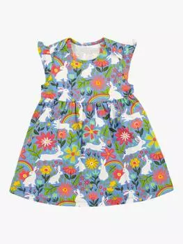 Роскошное платье из органического хлопка baby bella bunny Frugi, разноцветный