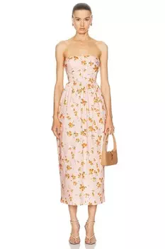 Роскошное платье Loveshackfancy, цвет Persian Orange