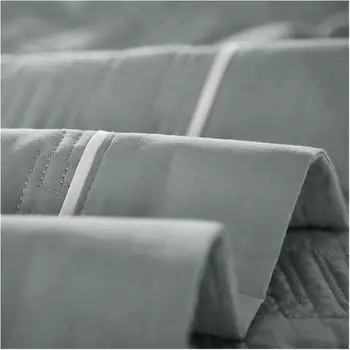 Роскошное покрывало из 100% хлопка на кровать Плед Евро-покрывало Стеганый наматрасник Постельное белье Покрывала Совместимы с простыней, постельными принадлежностями VSVE, B