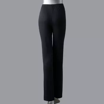 Роскошные базовые пижамные штаны для высоких размеров Simply Vera Vera Wang Simply Vera Vera Wang, черный