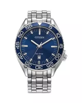 Роскошные часы Eco-Drive Sport, 42 мм Citizen, цвет Blue
