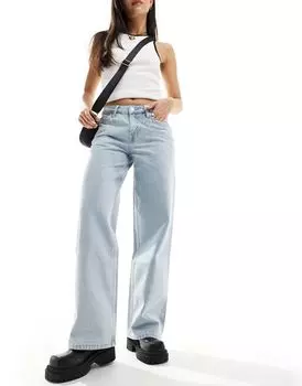 Роскошные синие джинсы с заниженной талией Weekday Ample