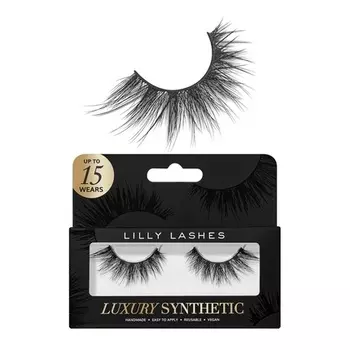 Роскошные синтетические накладные ресницы полной длины 15 мм Lilly Lashes
